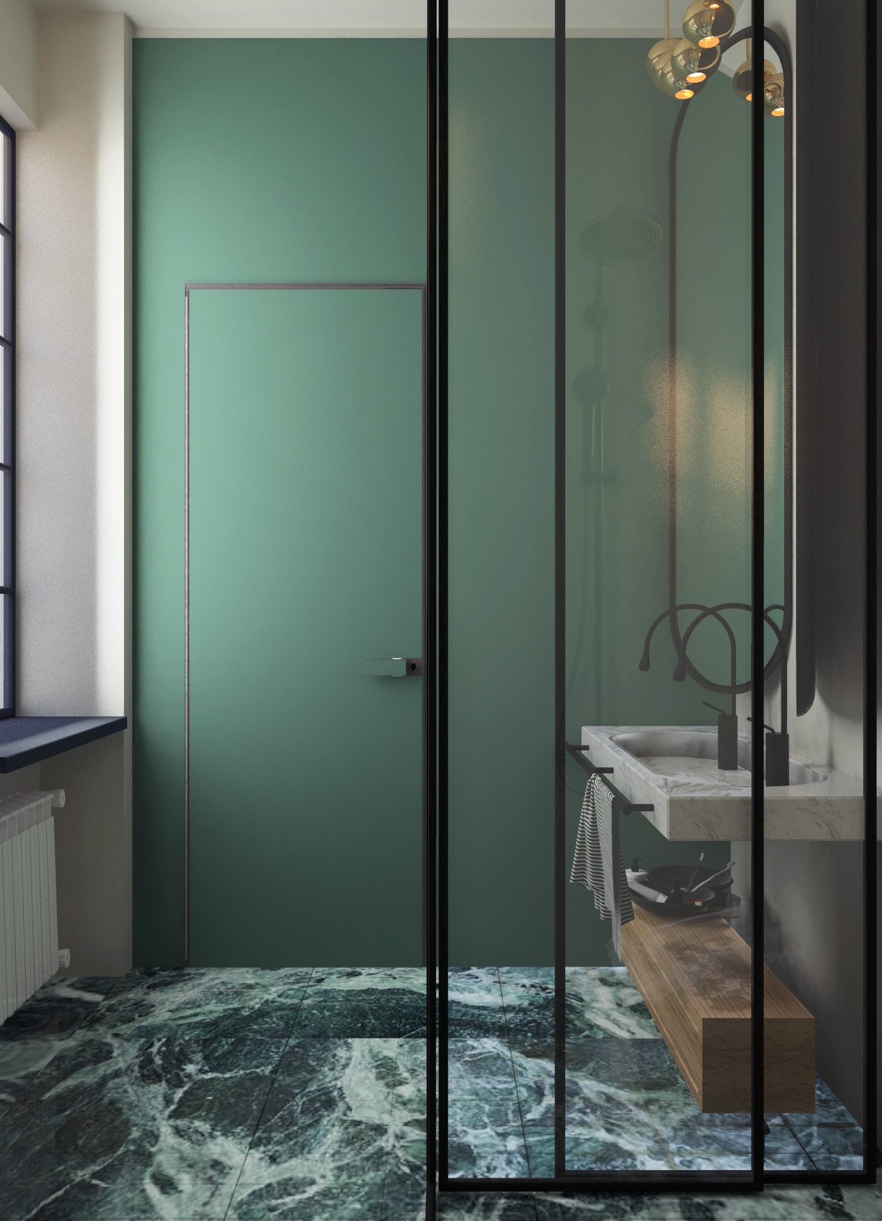 私人住宅的艺术品味碰撞-38