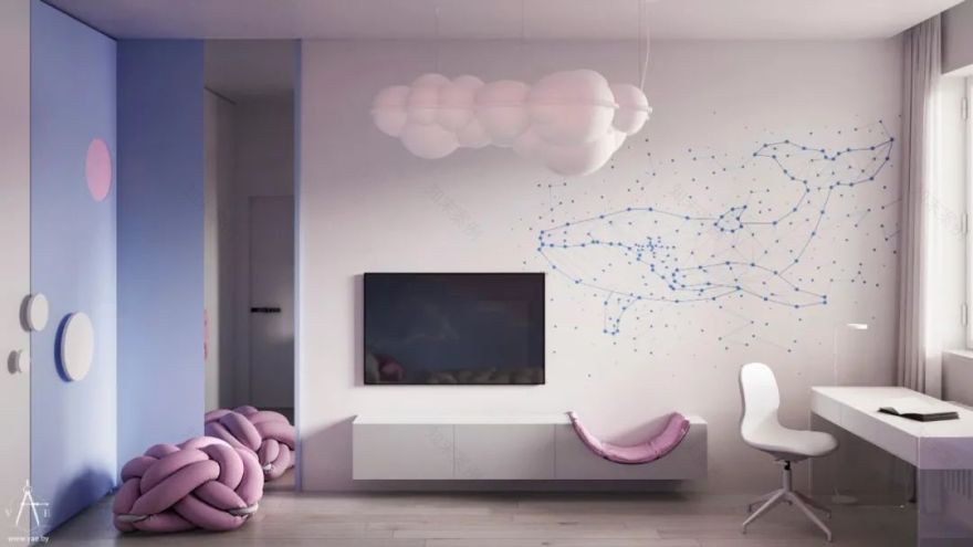 明斯克 LCD“Mayak”90㎡现代雅居,绿色木色添温馨-85