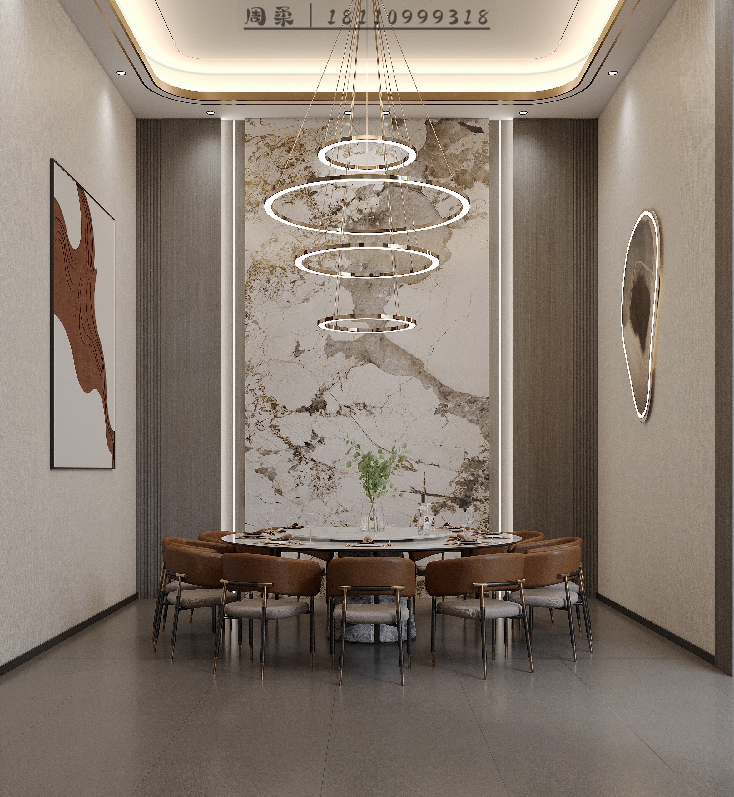 灰白咖轻奢装修，避免廉价感~-2