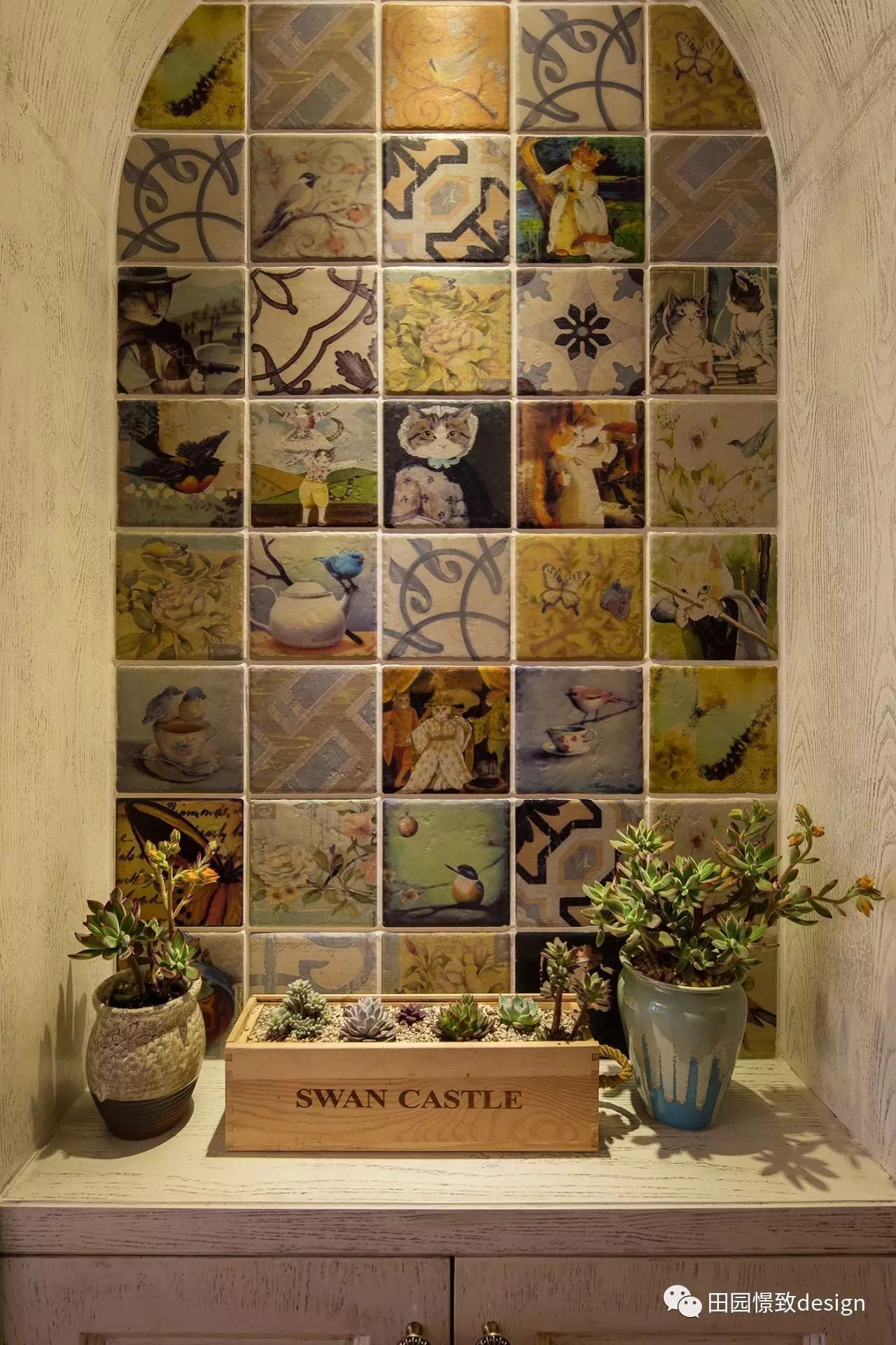 德阳凯丽景湖 130 平米美式田园旧房改造，女神的私密花园-44