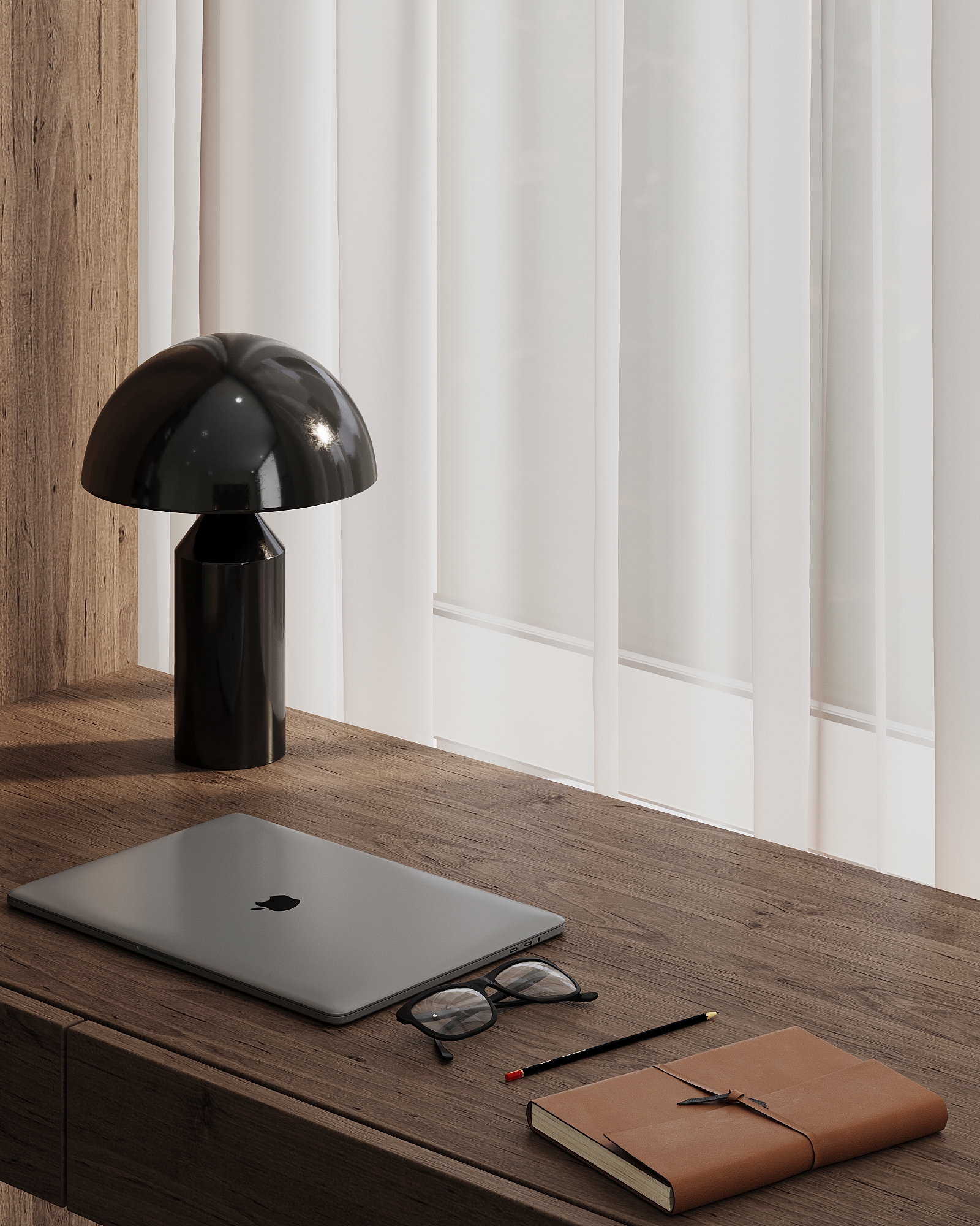 Modern apartment with a terracotta accent-32