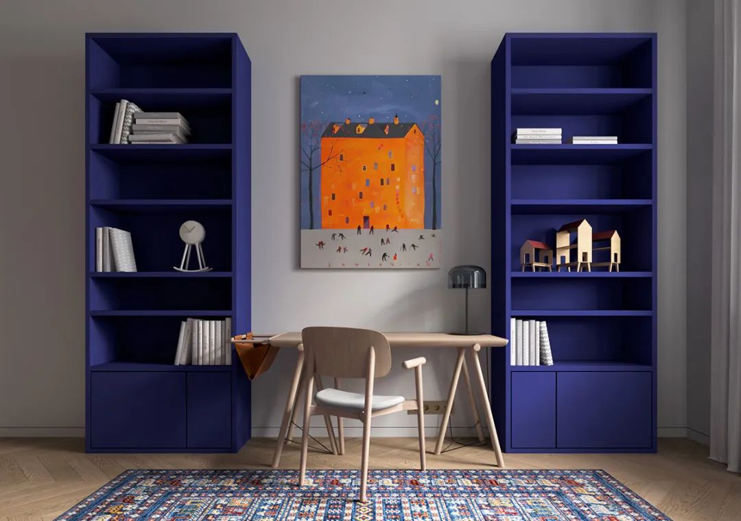 莫斯科 106㎡现代简约家居，融入苏联构成主义风格-75