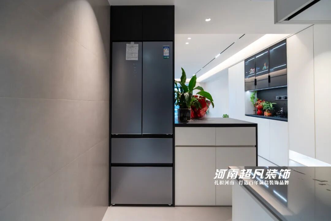 完工首发丨金水区美盛教育港湾，110平黑白灰极简风，色彩纯粹层次丰富-98