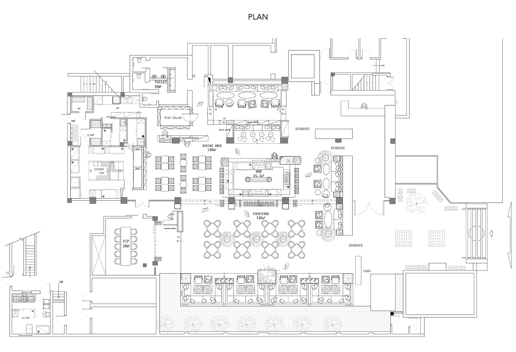 RooMoo · 延续场地特色,打造自然的用餐环境丨中国上海丨上海黑泡泡建筑装饰设计工程有限公司-24