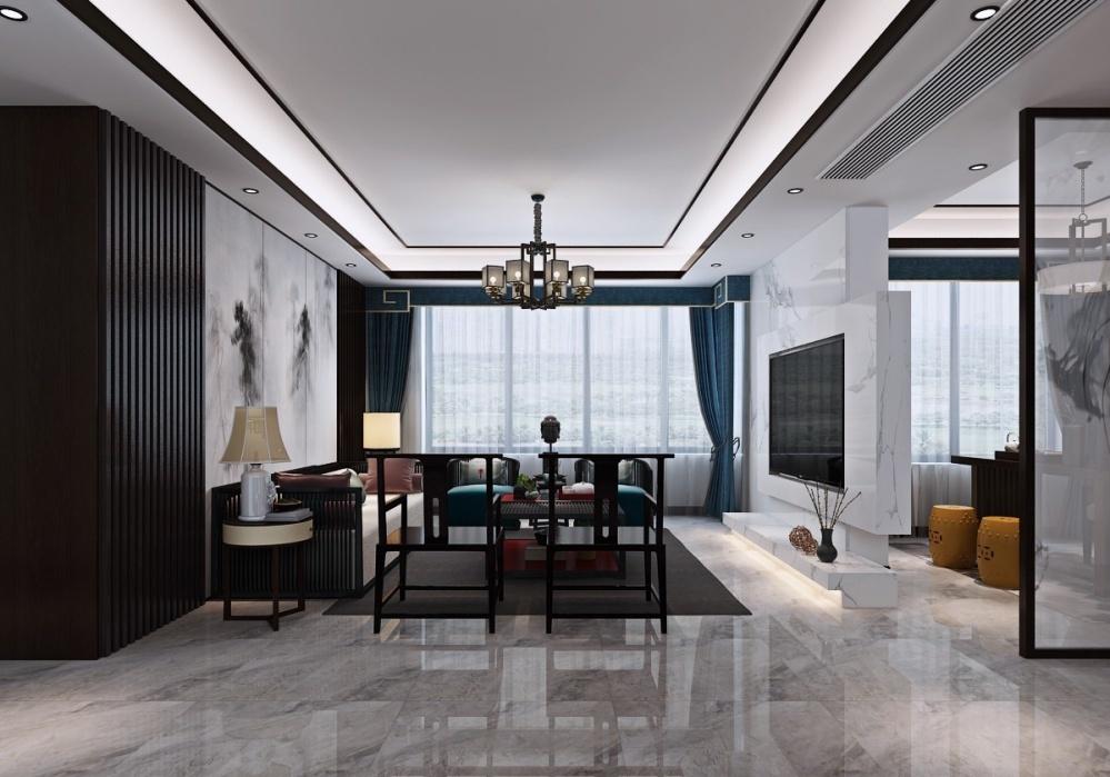 新中式风格打造诗意空间,温馨简约中展现生活品质-0