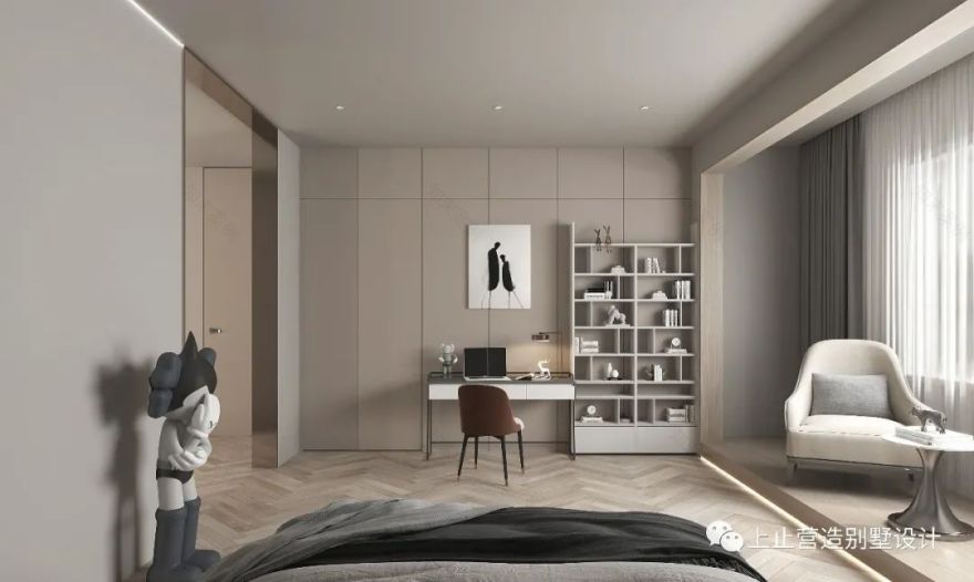 御翠园现代简约别墅设计丨中国长春丨上止营造别墅设计-20