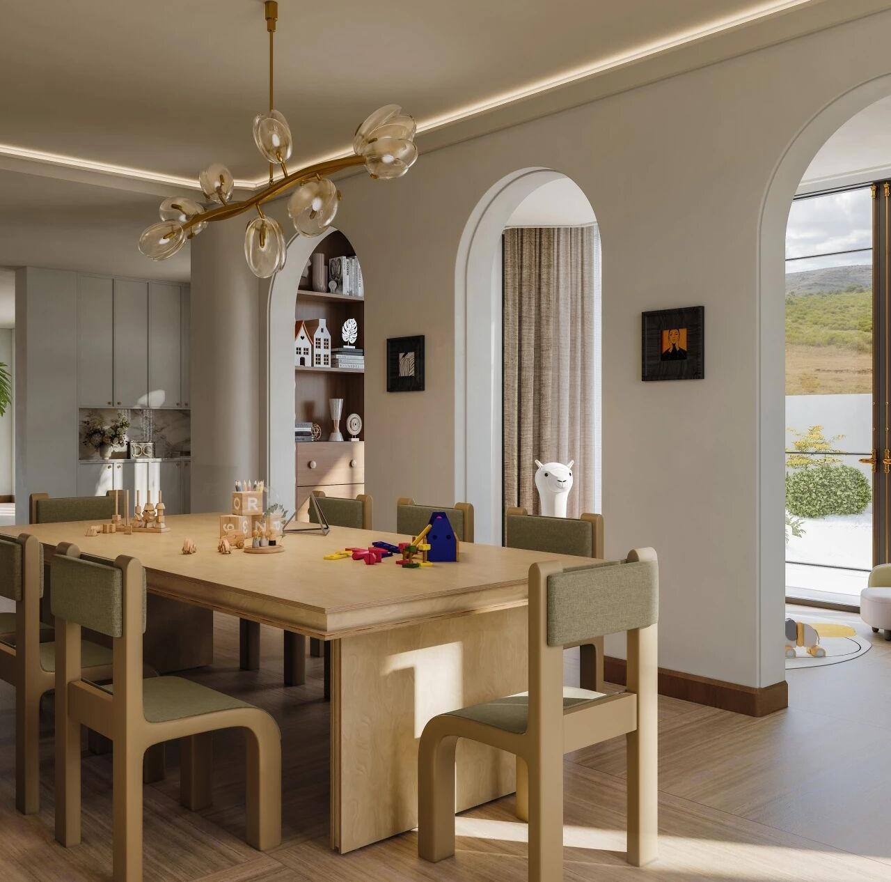 美及设计 · 重庆紫檀庄园1300m²曲境别墅丨中国重庆丨美及空间设计-44