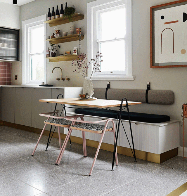 悉尼 63㎡北欧风公寓，水磨石++ 黄铜元素打造舒适精致空间-4