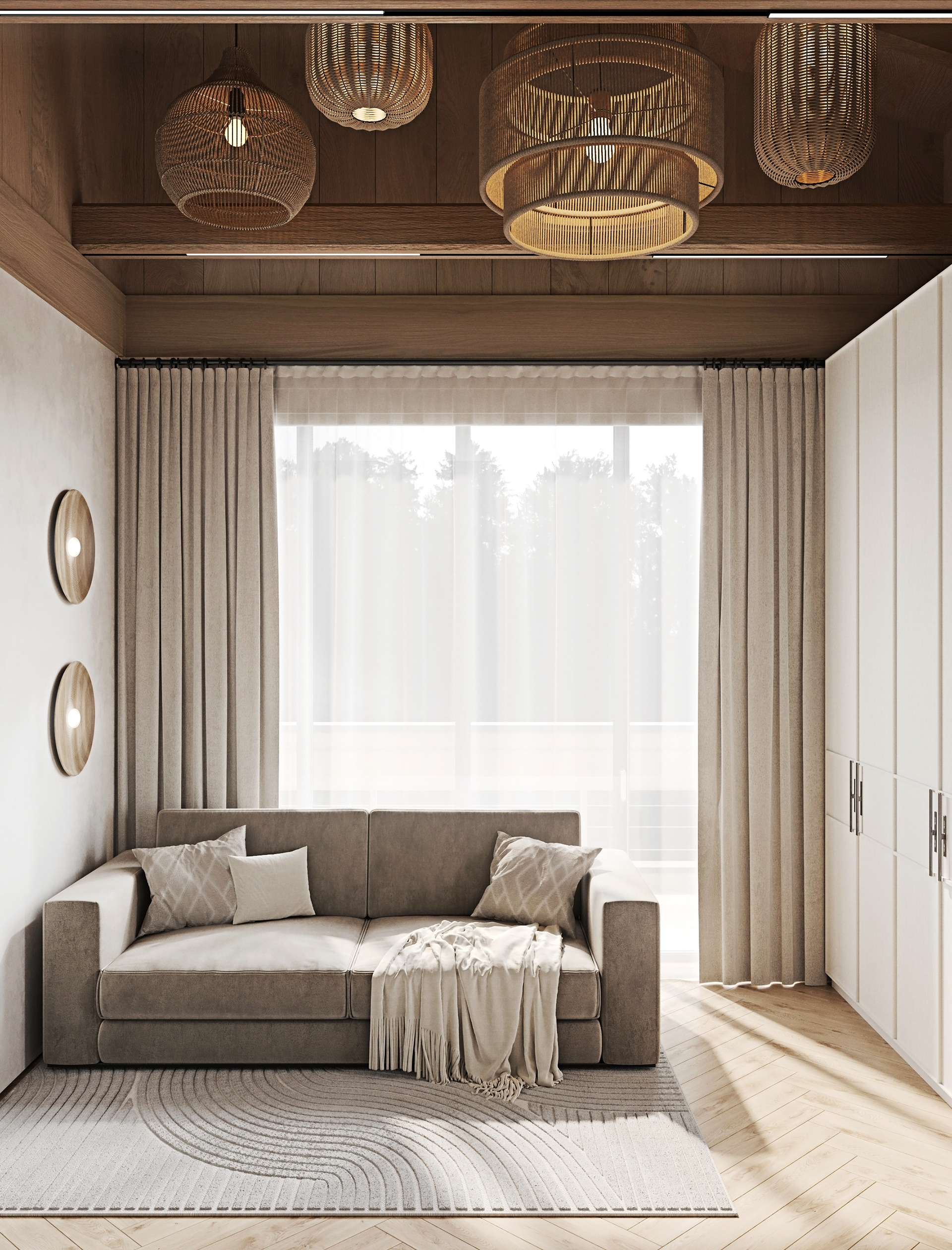 Northern Comfort · 新西伯利亚私人住宅客房设计丨俄罗斯新西伯利亚丨Alisa Ostapnko-3