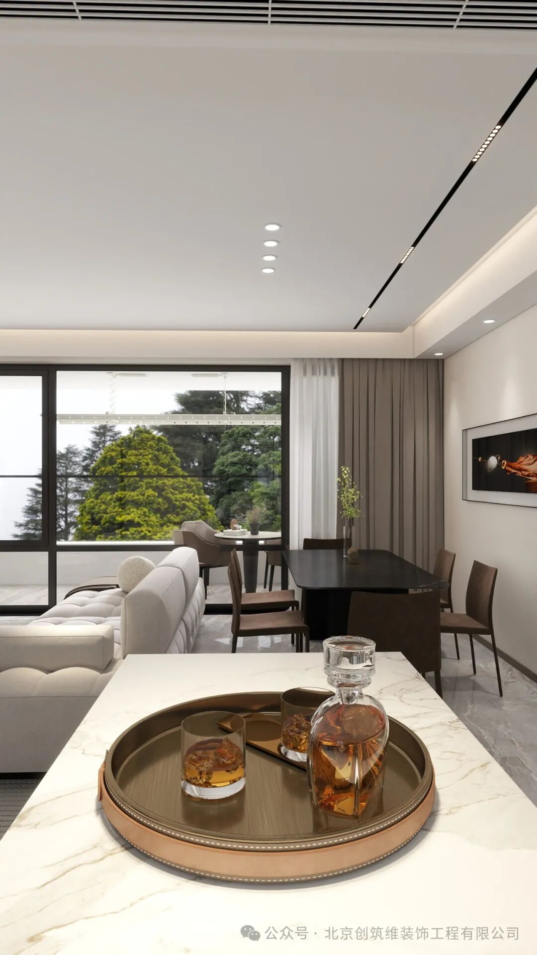 御东君临|145㎡4室2厅3卫1厨轻奢风装修案例-29