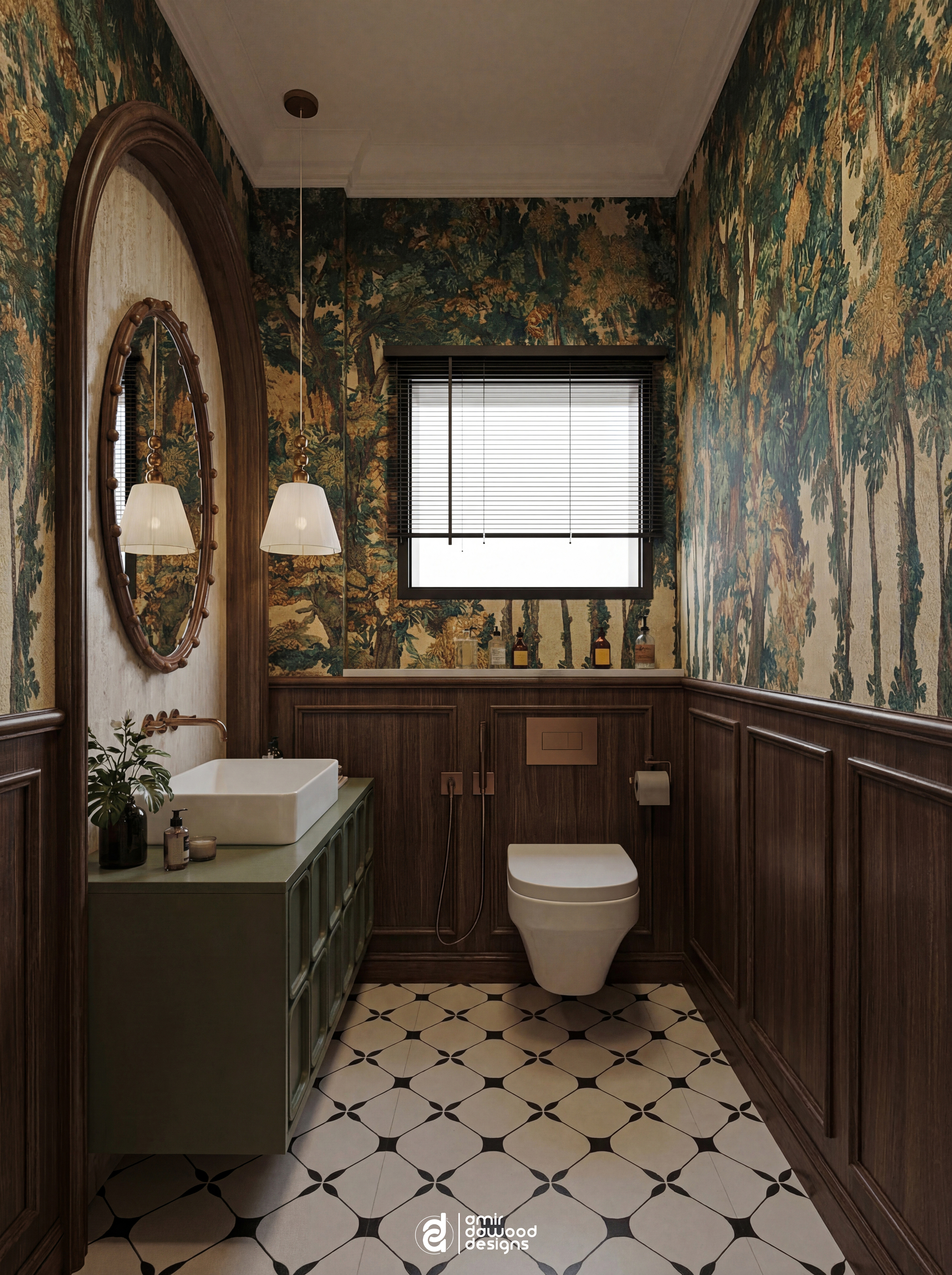 复古风格浴室丨埃及开罗丨Amir Dawood-4