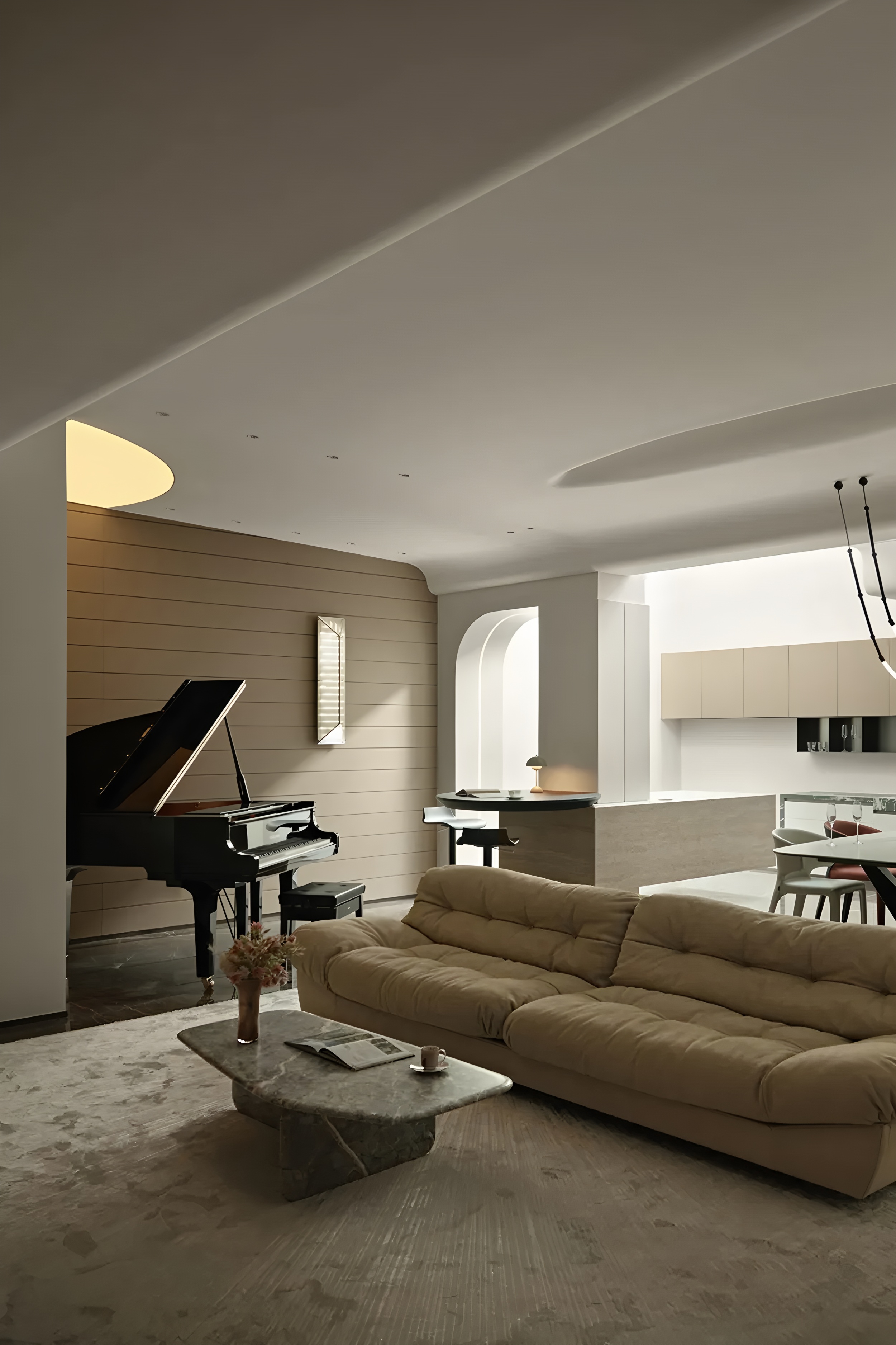 南京536㎡简约别墅丨中国南京丨观享际SKH室内设计-6