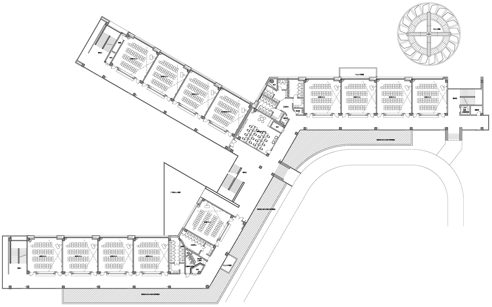 吉首中驰·湘郡礼德学校丨中国湘西丨山东建筑大学建筑城规学院象外营造工作室-80