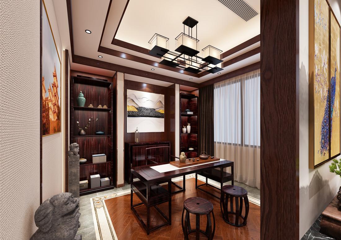 华润悦府中式风别墅-11