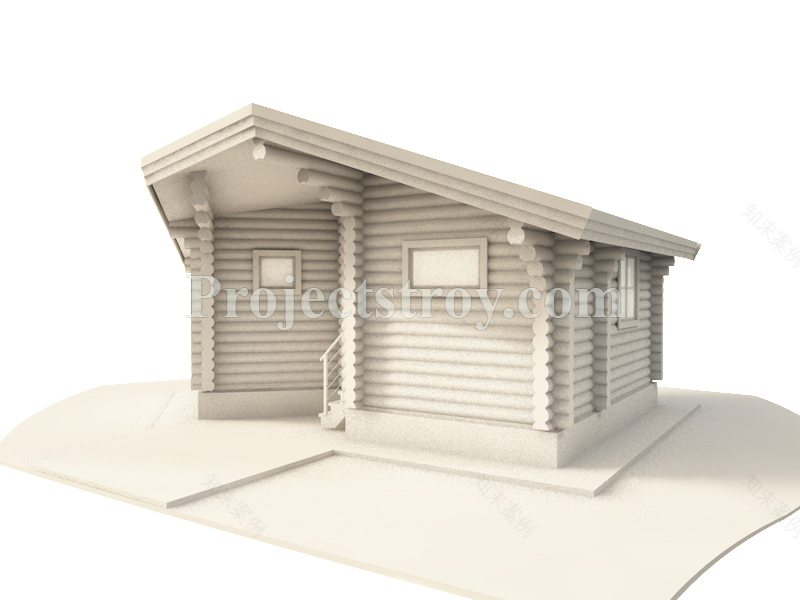 drawing sauna log cabin-18