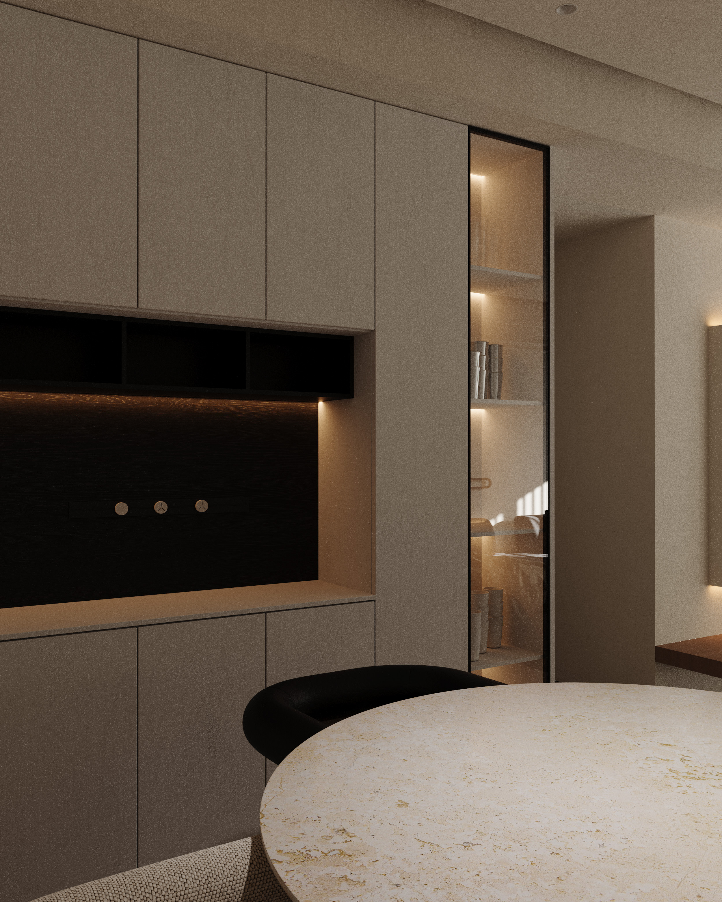 近期渲染  家装简约风-1