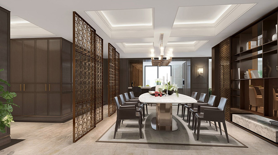 上海绿城静安公馆现代住宅样板间 -3