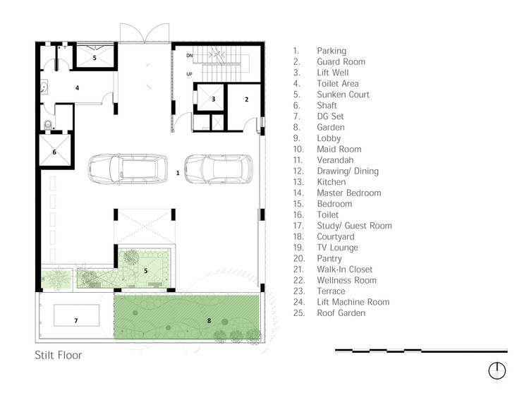砖墙面纱 · 新德里拥挤社区中的宁静绿洲-40