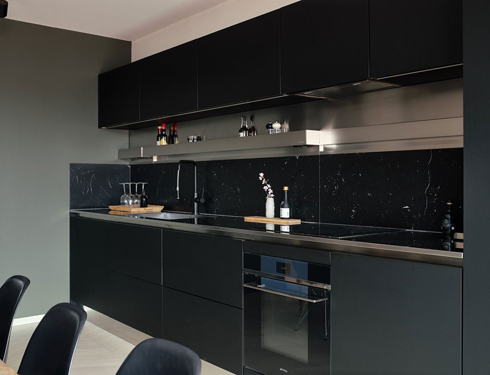 斯德哥尔摩时尚顶层公寓，玻璃隔墙成焦点-13