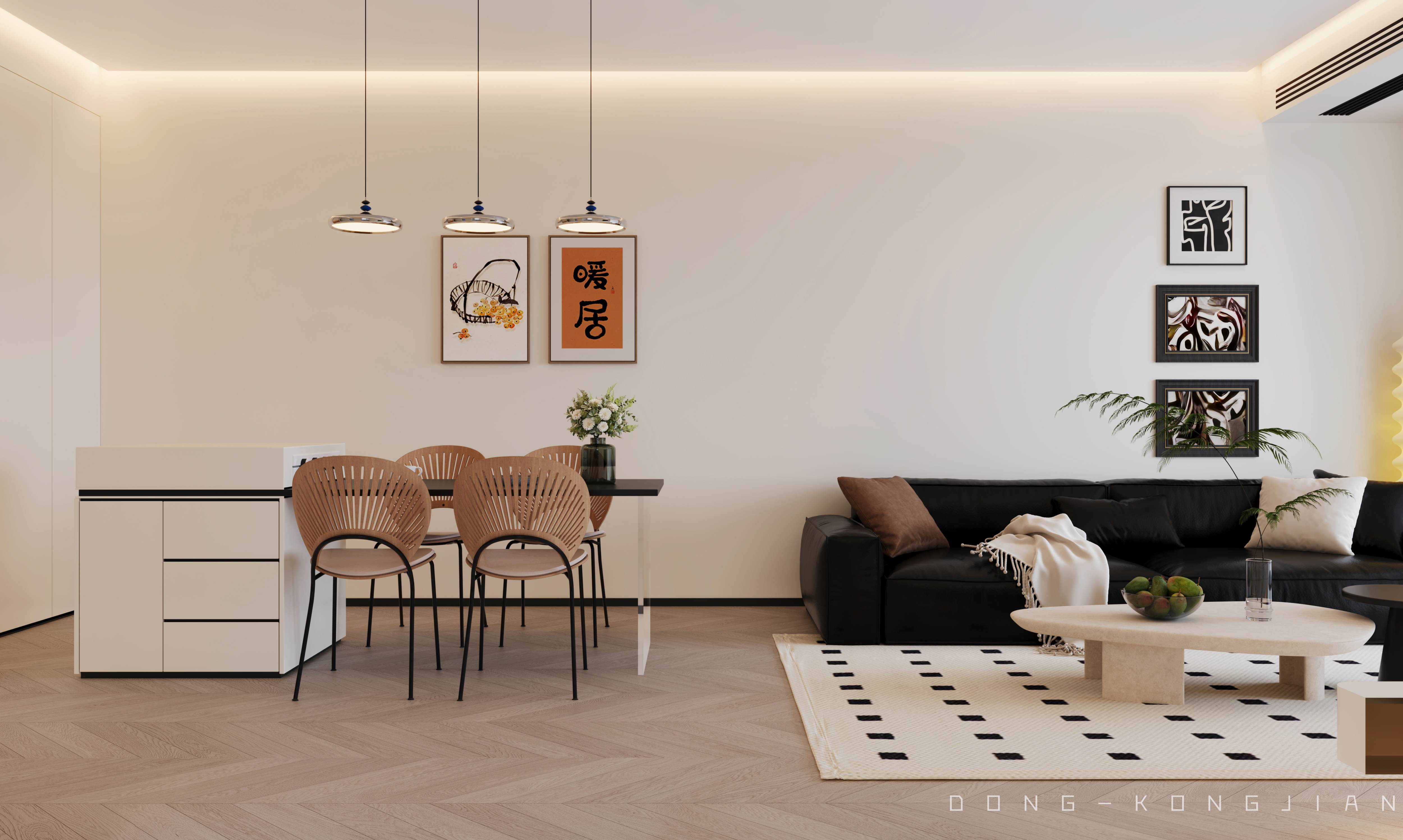 现代简约室内设计丨源白设计-6