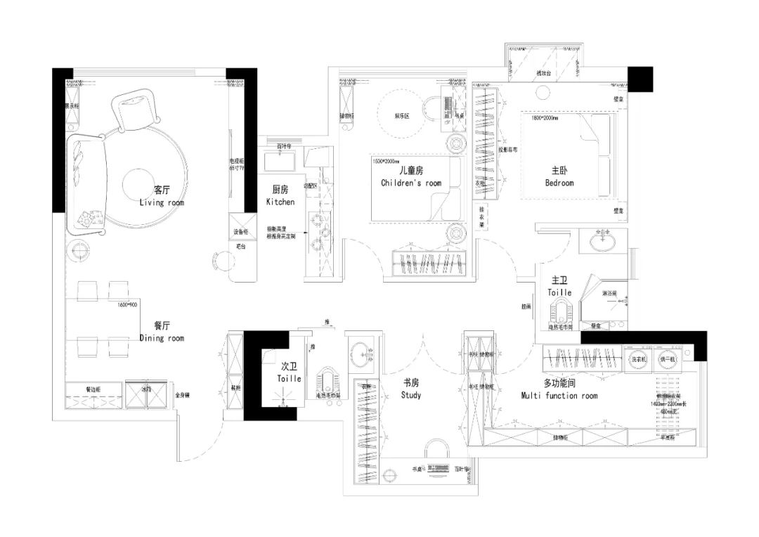 南宁和德公馆轻法式家居设计丨中国南宁丨大盛设计-38