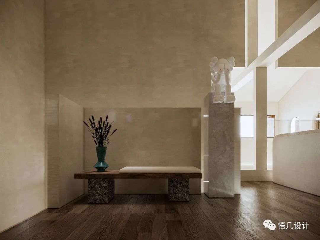 渼树 SPA · 微水泥侘寂美学的完美演绎丨中国武汉丨悟几设计-14