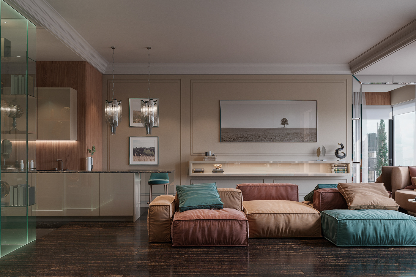 时尚家居设计丨俄罗斯莫斯科丨Olga Fradkina Studio-8