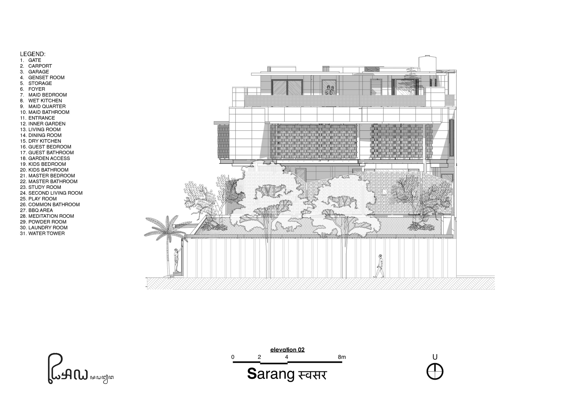 萨朗鸟巢屋丨印度丨Realrich Architecture Workshop-43