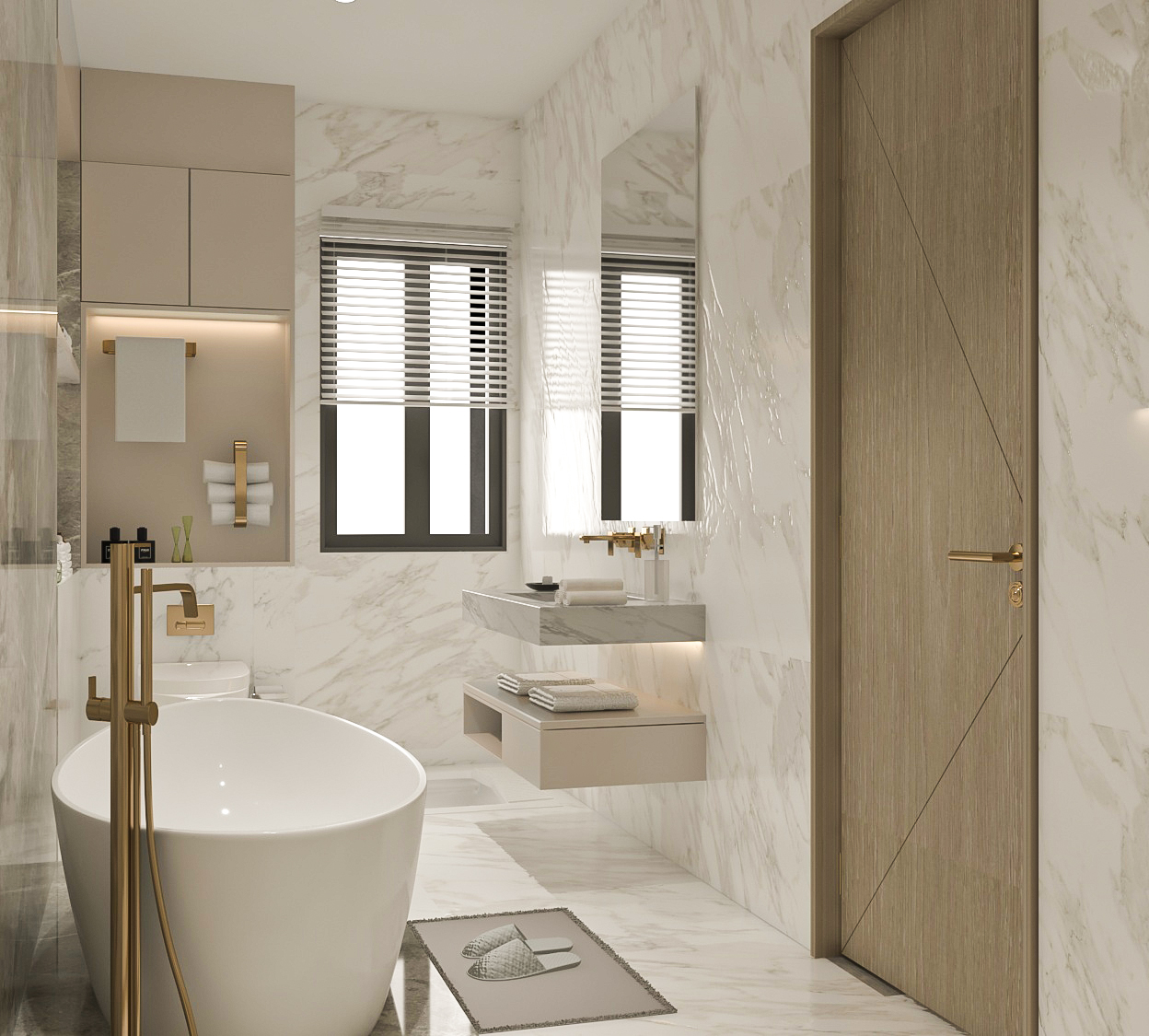 Master bedroom with ensuite dressing room & bathroom-7