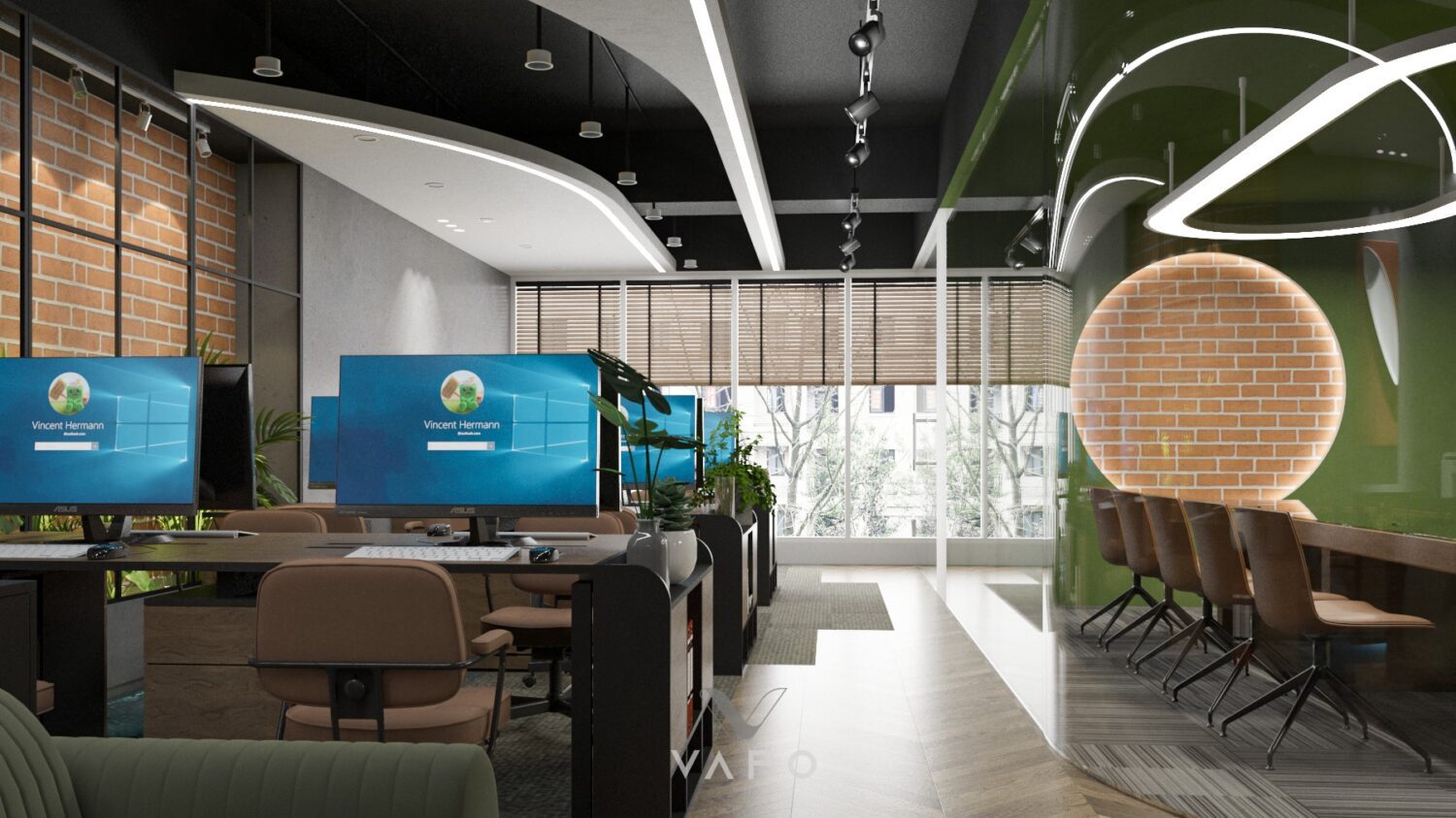 SketchUp办公室室内模型丨Ca Uon-10