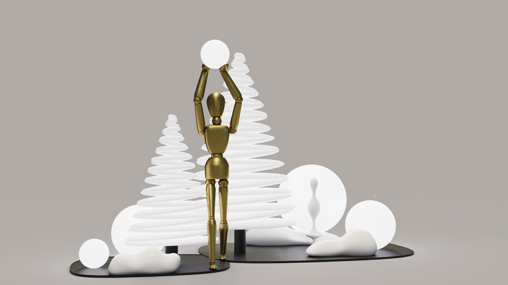 商务中心圣诞装饰-25