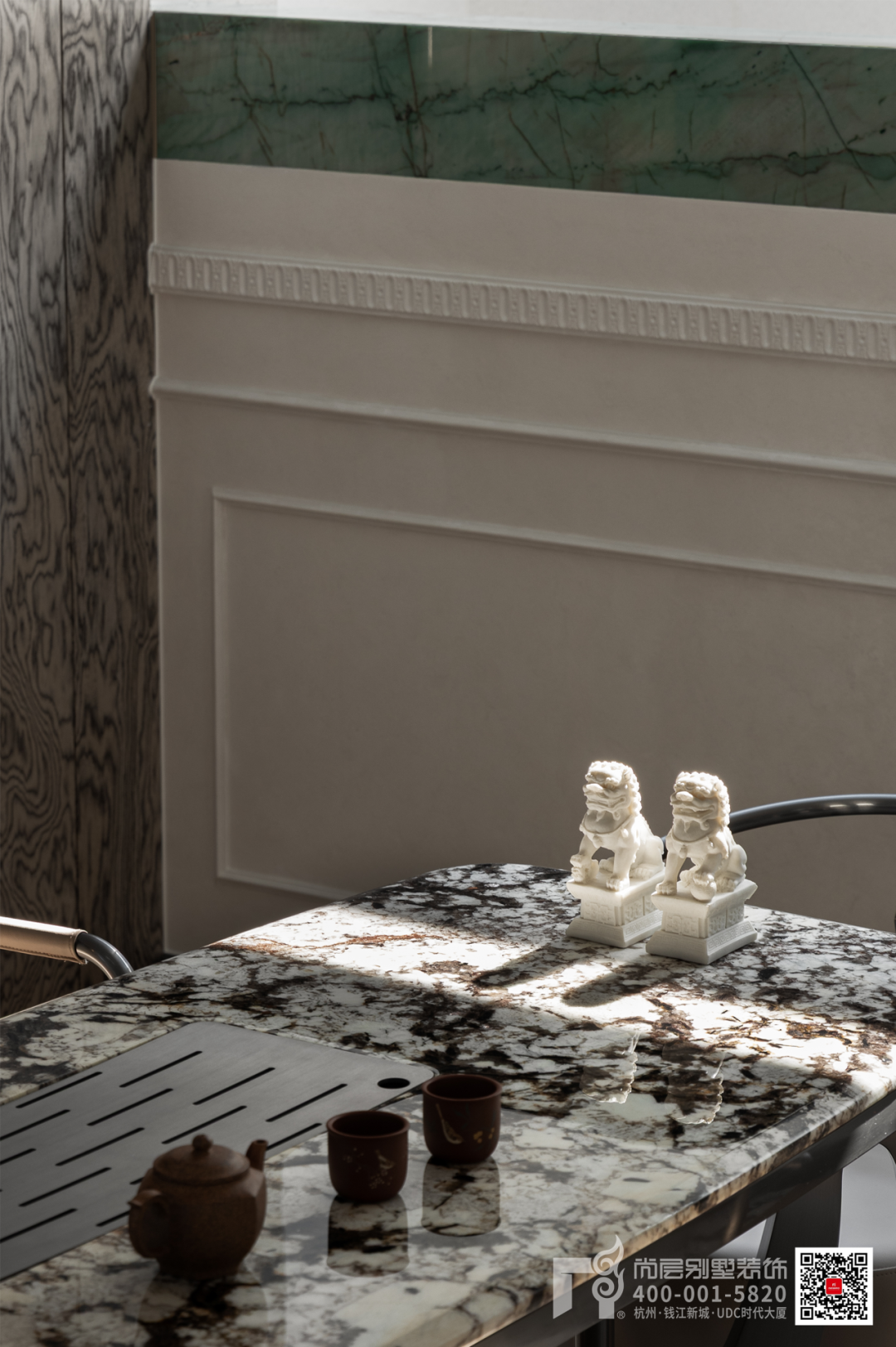 300㎡悦安佳府夏日轻法式装修丨杭州尚层装饰-29