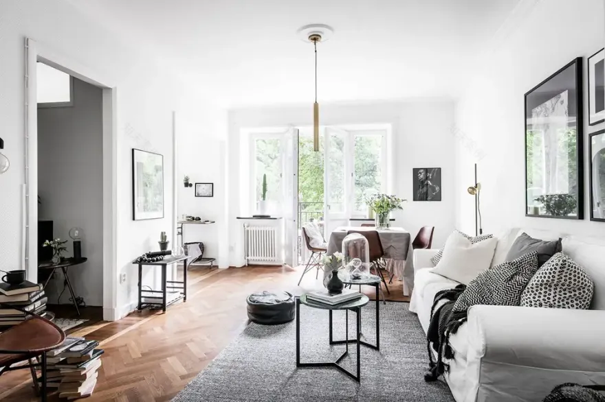 静谧灰调,软彩生活空间-1