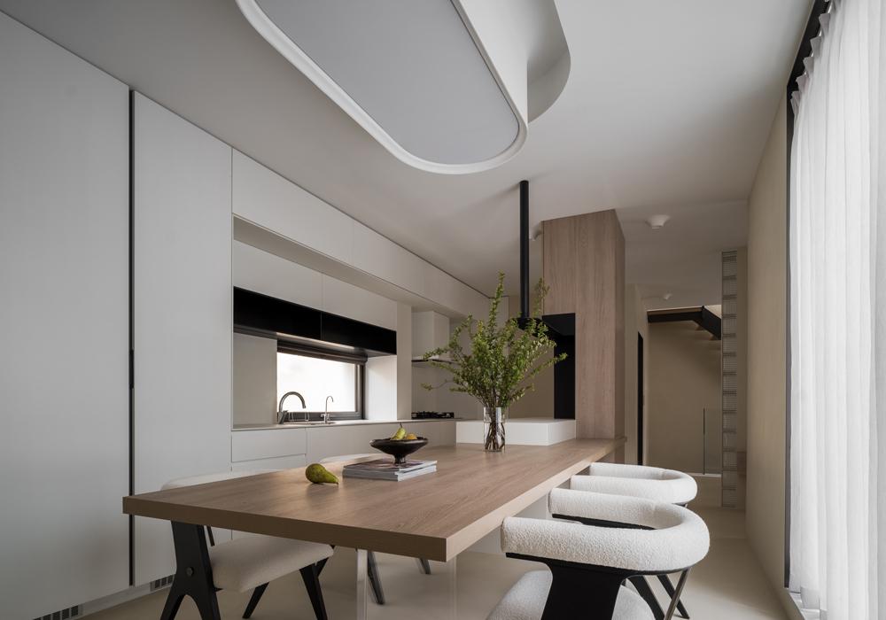 中国上海松江区别墅简约白与原木经典搭配设计-31