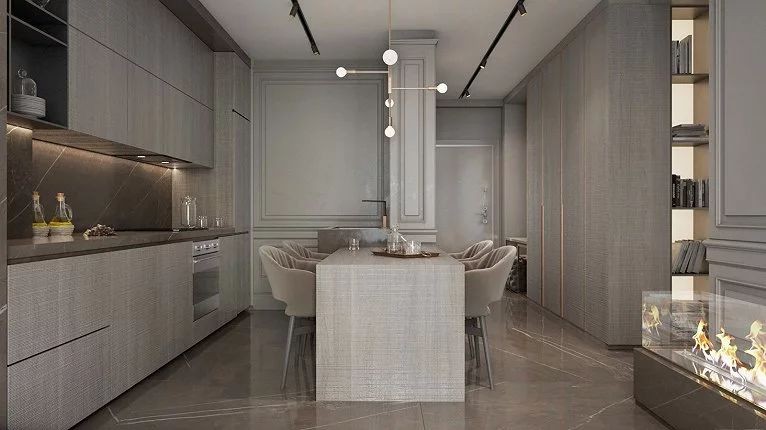 现代简约轻奢风格 | 混搭元素打造高级感大宅-41