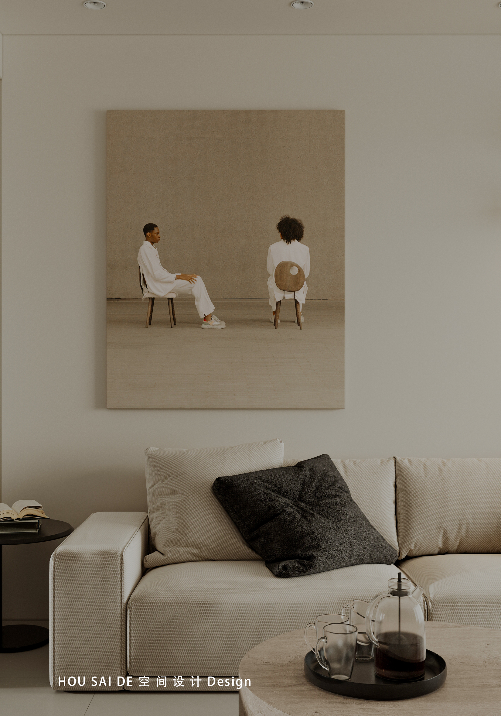 侘寂风格室内设计丨中国河北丨HSD 空间设计-9