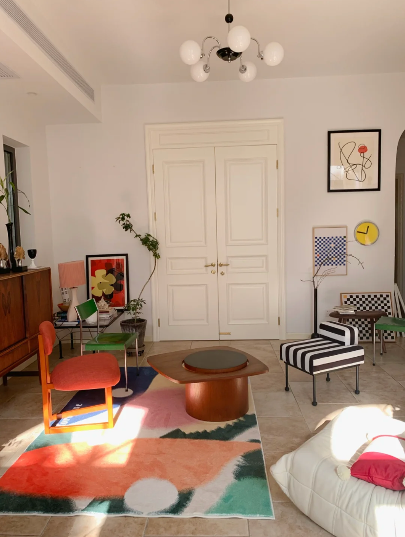 复古混搭之家丨中国南京丨可媛-24