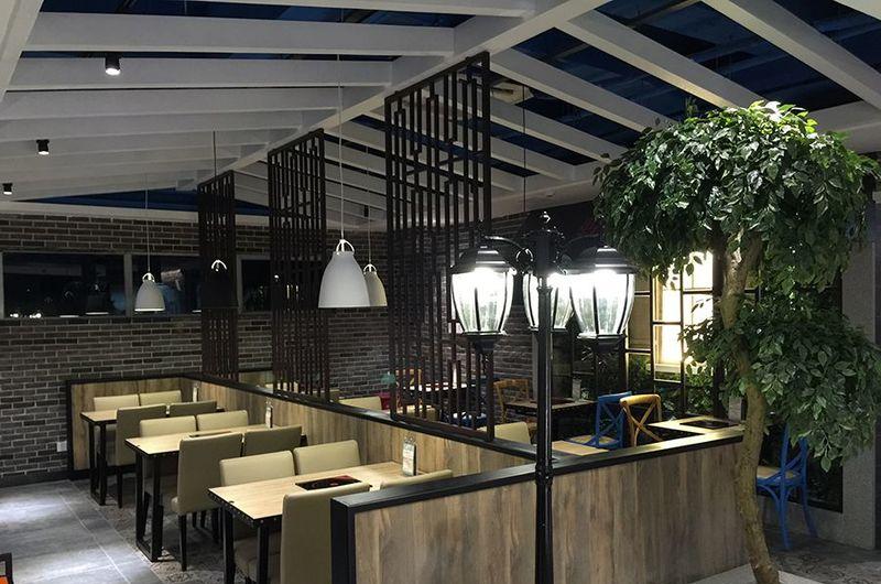 深圳野妹火锅店装饰设计-12