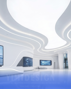 AIGC低空经济无人机展厅设计