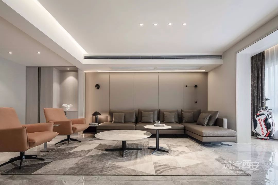 素与简 | 西安 200㎡家居设计,遇见懂生活的你-46