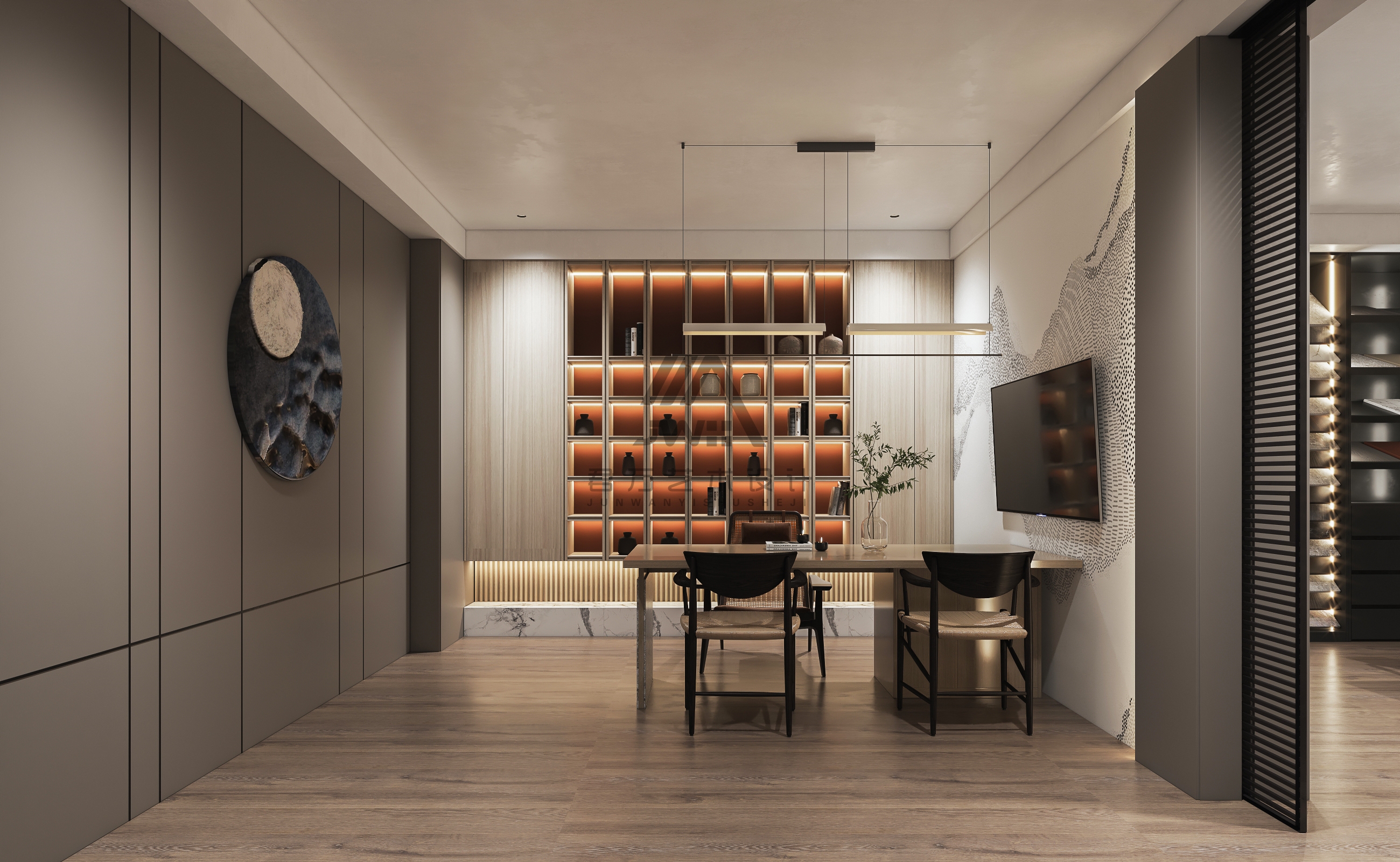 绽放空间设计丨君 ONE 设计-31