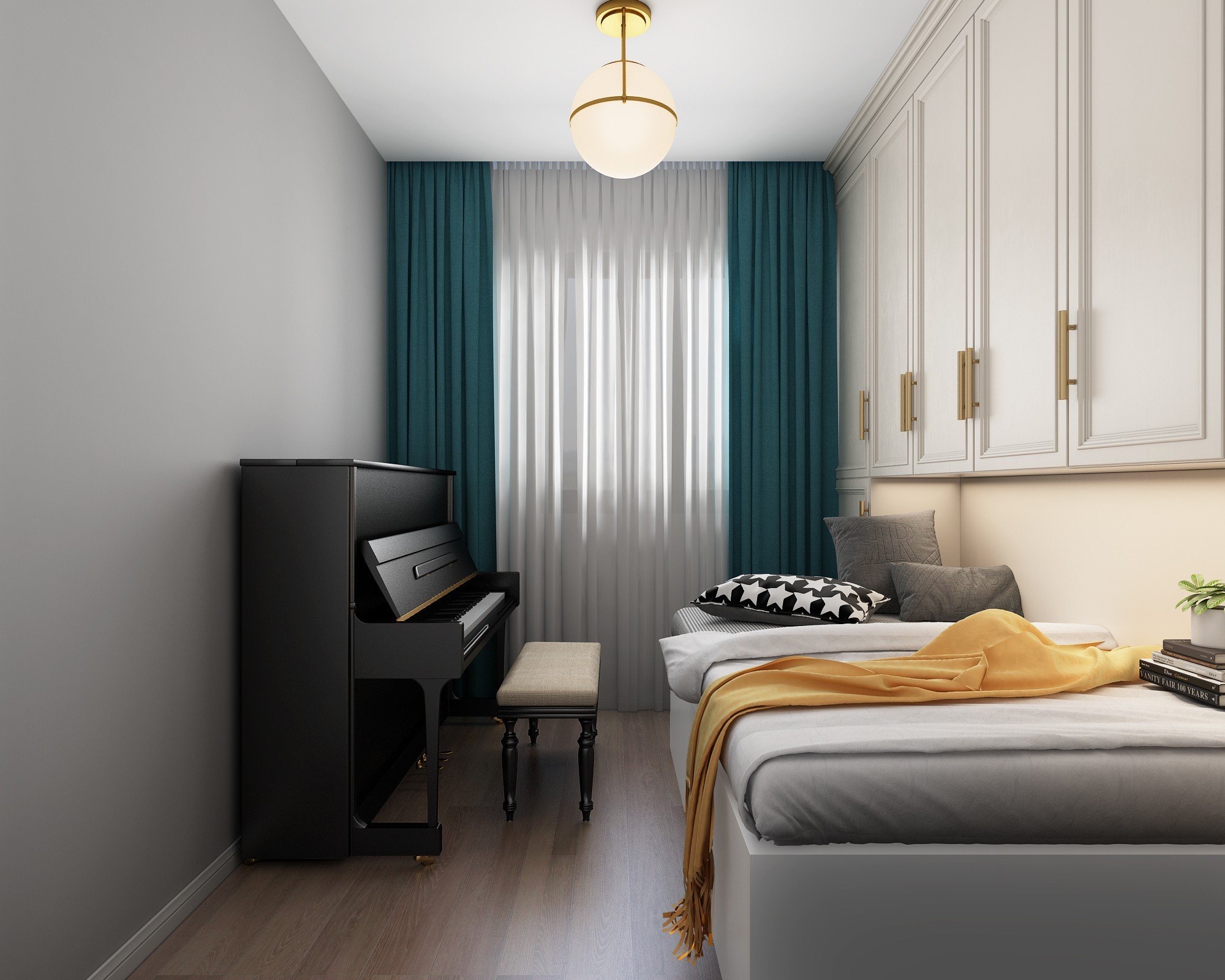 北欧轻奢风格，鲜艳活力，档次华丽！                     -5