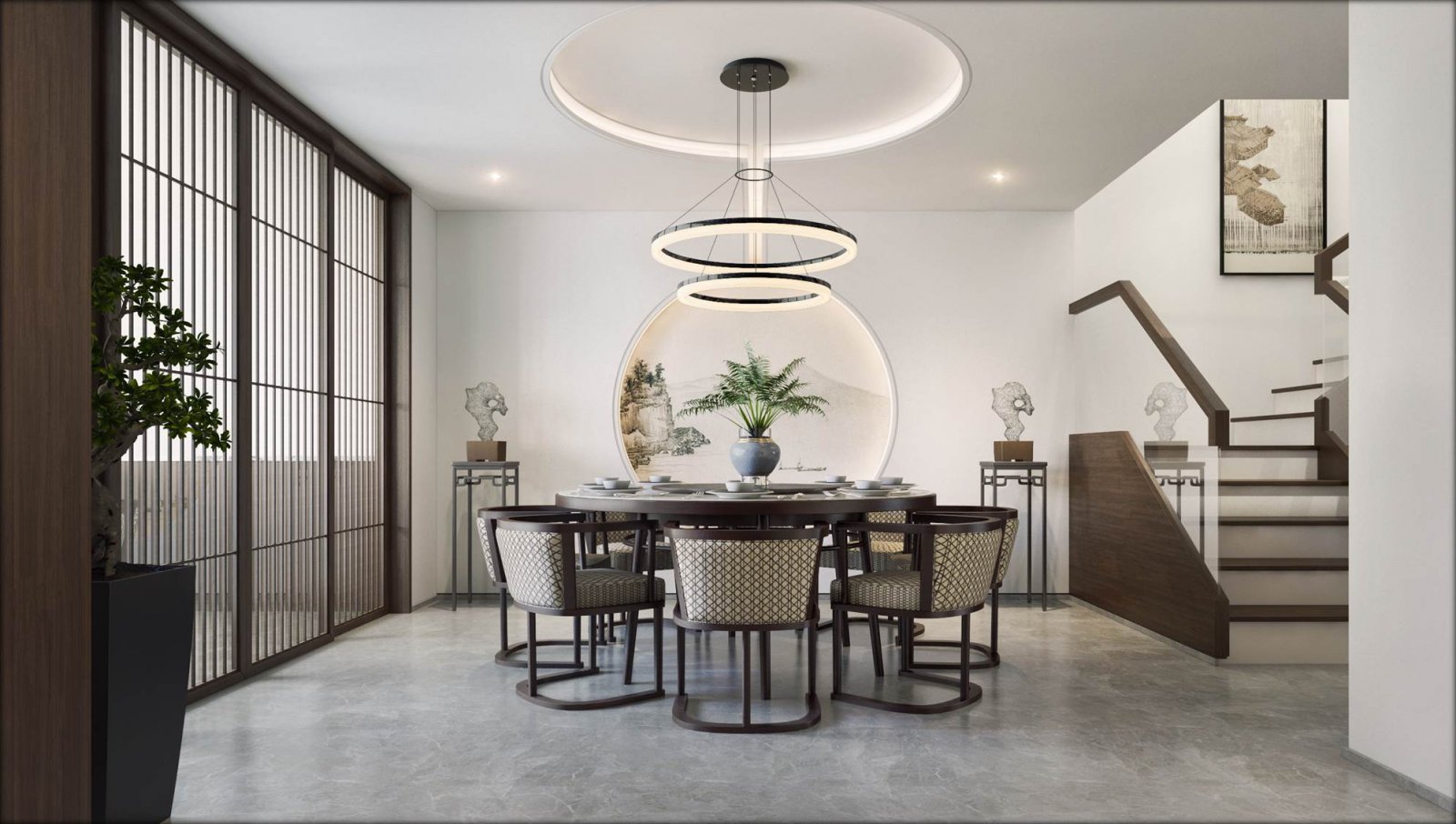 东湖官邸禅意新中式设计 | 夏凯&董婉荣-34