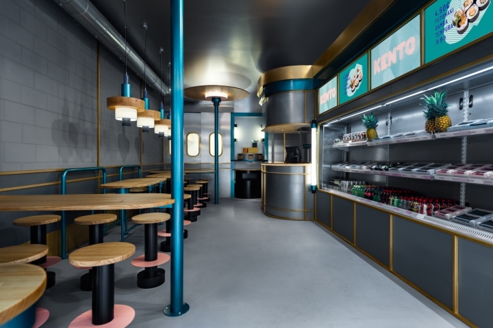 Kento(融合东西方元素的现代日式餐厅设计)-17