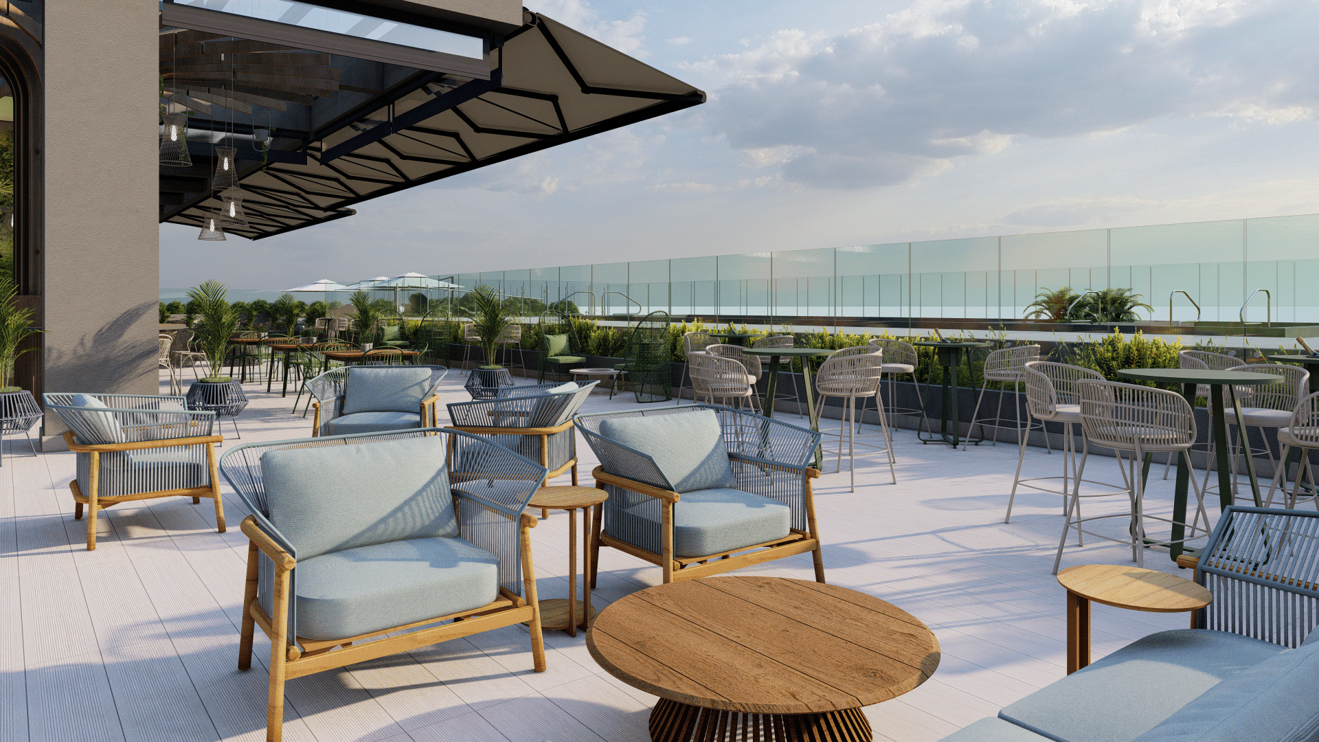 Novotel Viña 酒店露台室内设计丨智利丨Atelier Domh-15