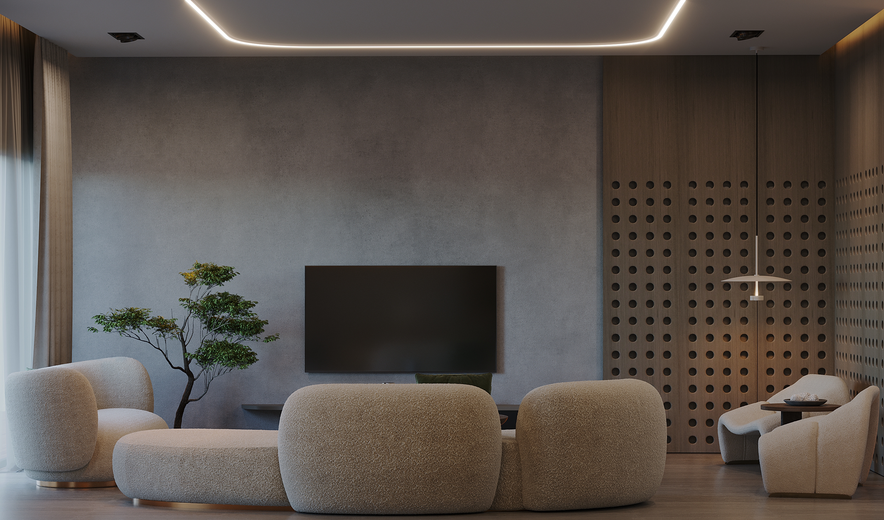 自然古朴质感空间  从大自然中汲取灵感！-1