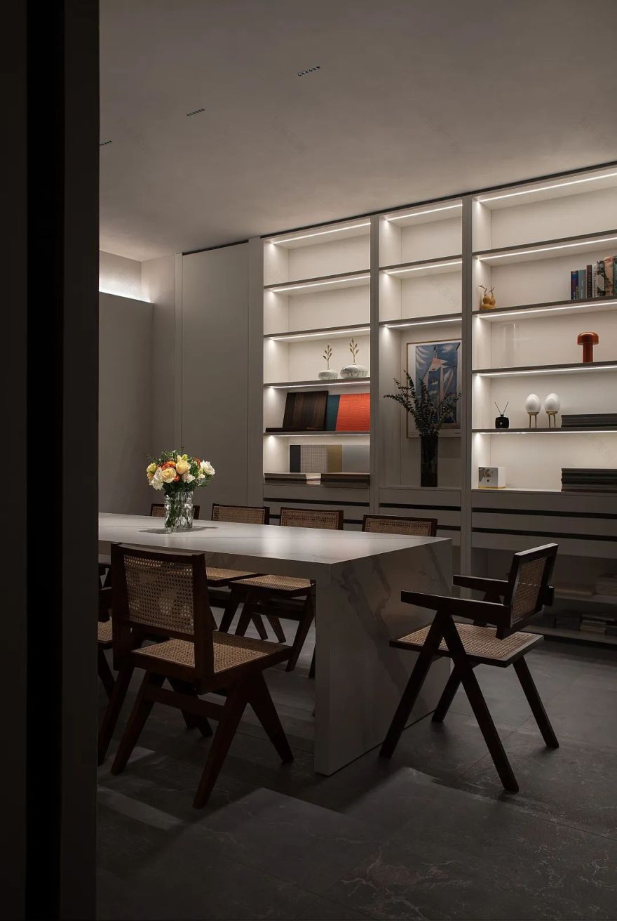 黑白灰空间设计办公室丨中国合肥-22