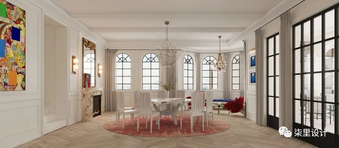 柒里设计｜法式名邸-28
