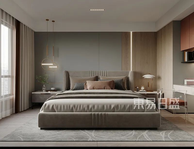 220㎡现代私宅设计，与光同辰，流动、交互的生活空间-75