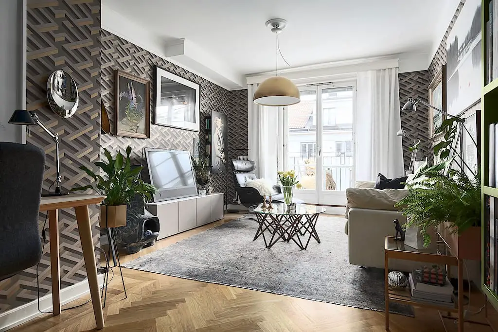 独特图形墙纸打造非凡空间-6